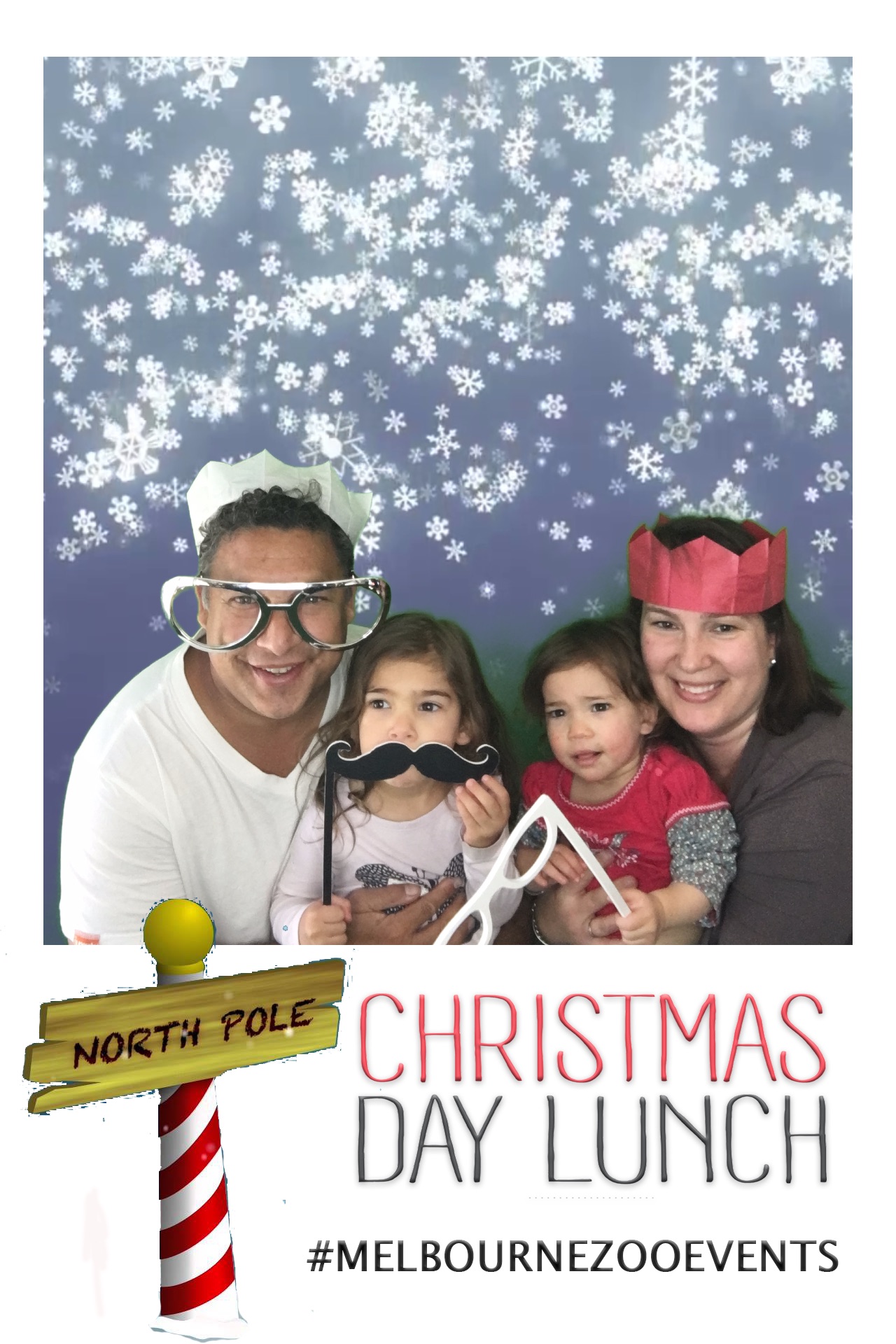 Melbourne Zoo Christmas Poppy's photo booths Melbourne